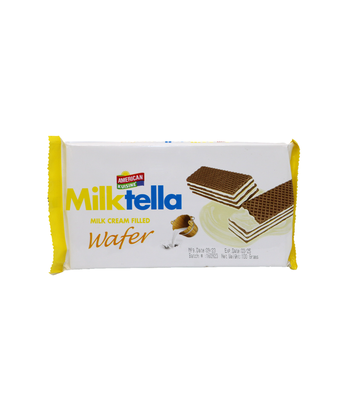 american kuisine wafer milktella 100g