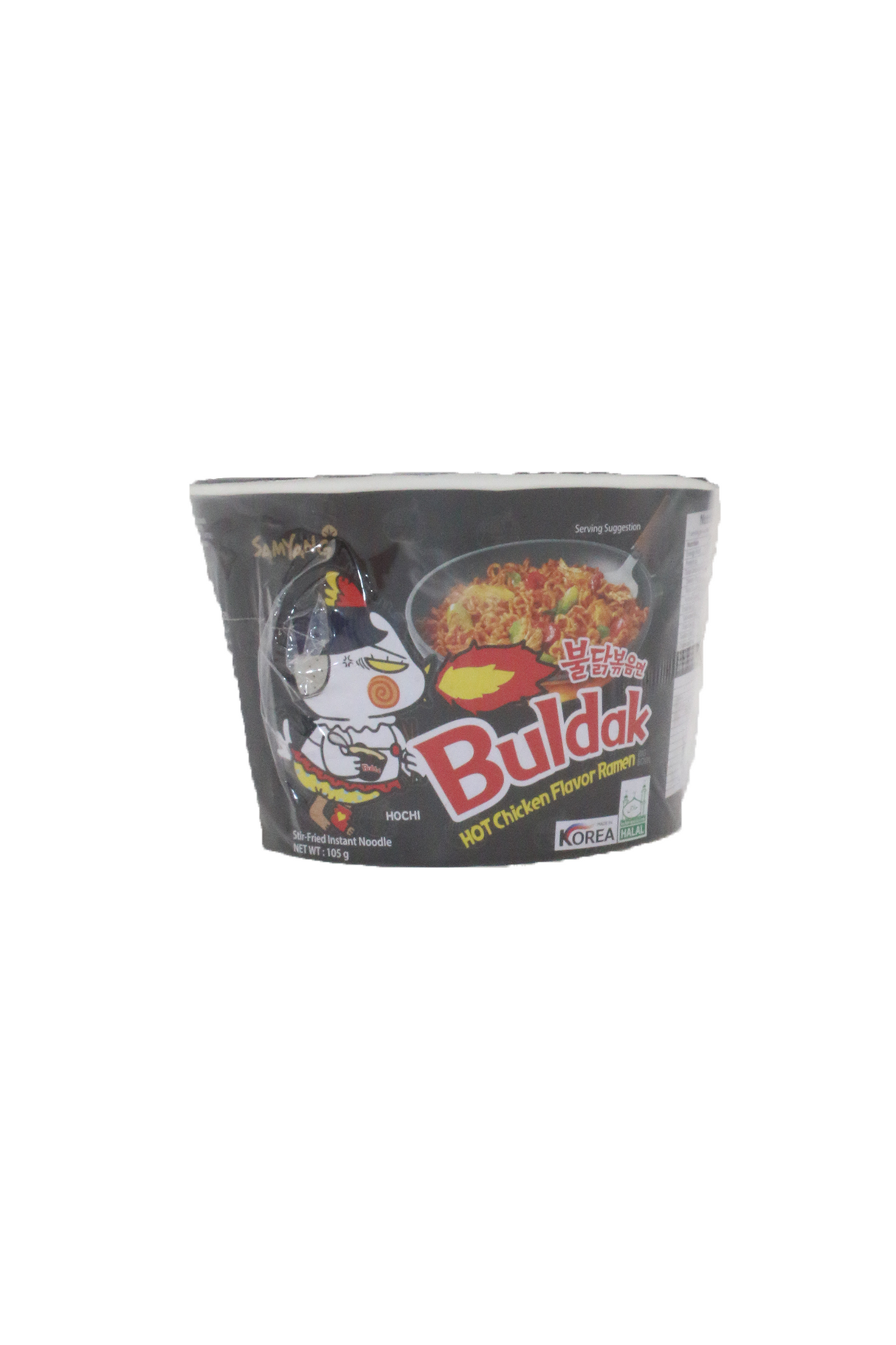 samyang buldak bowl noodle black 105g