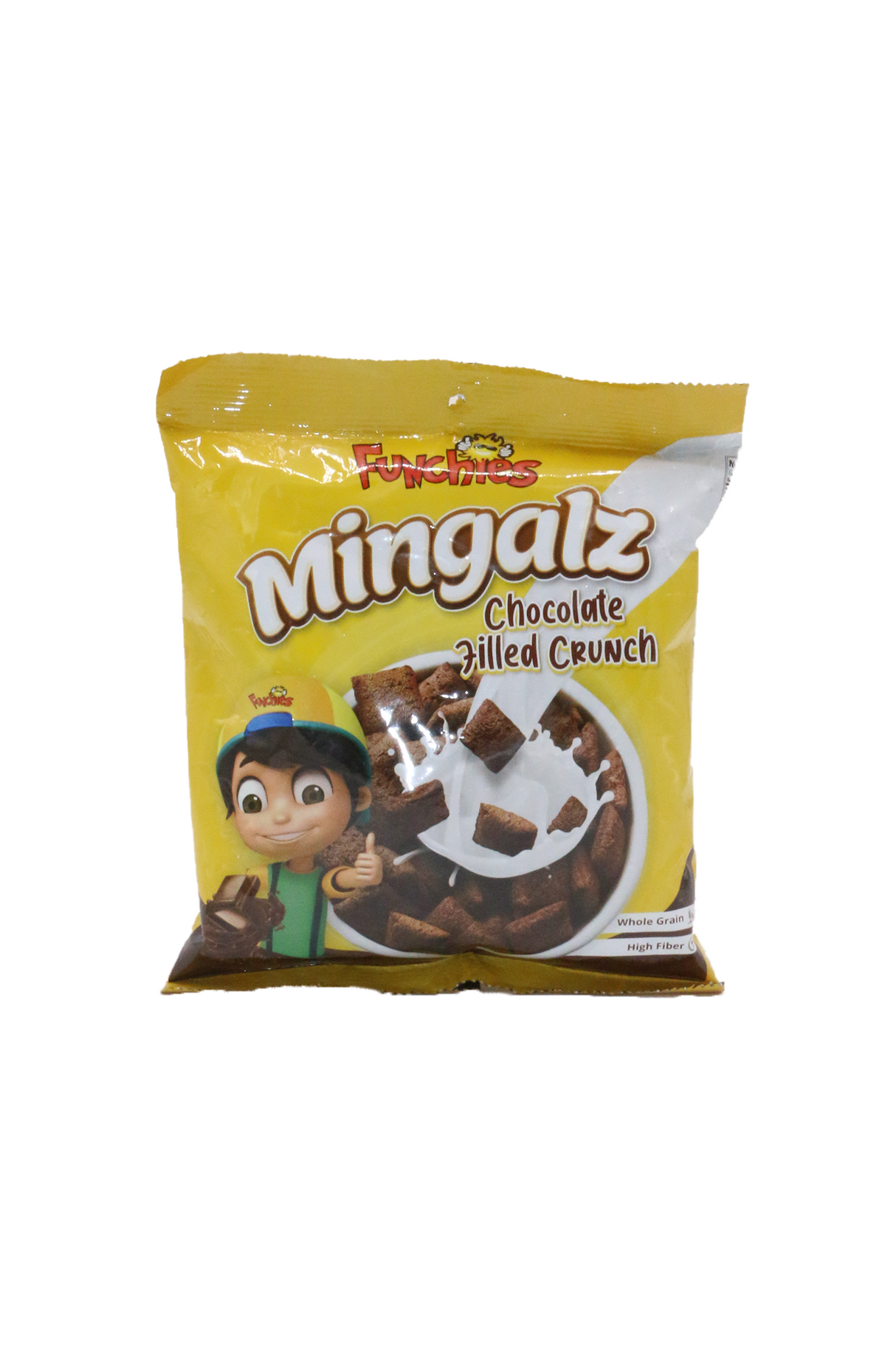 funchies mingals chocolate filled crunch 16g