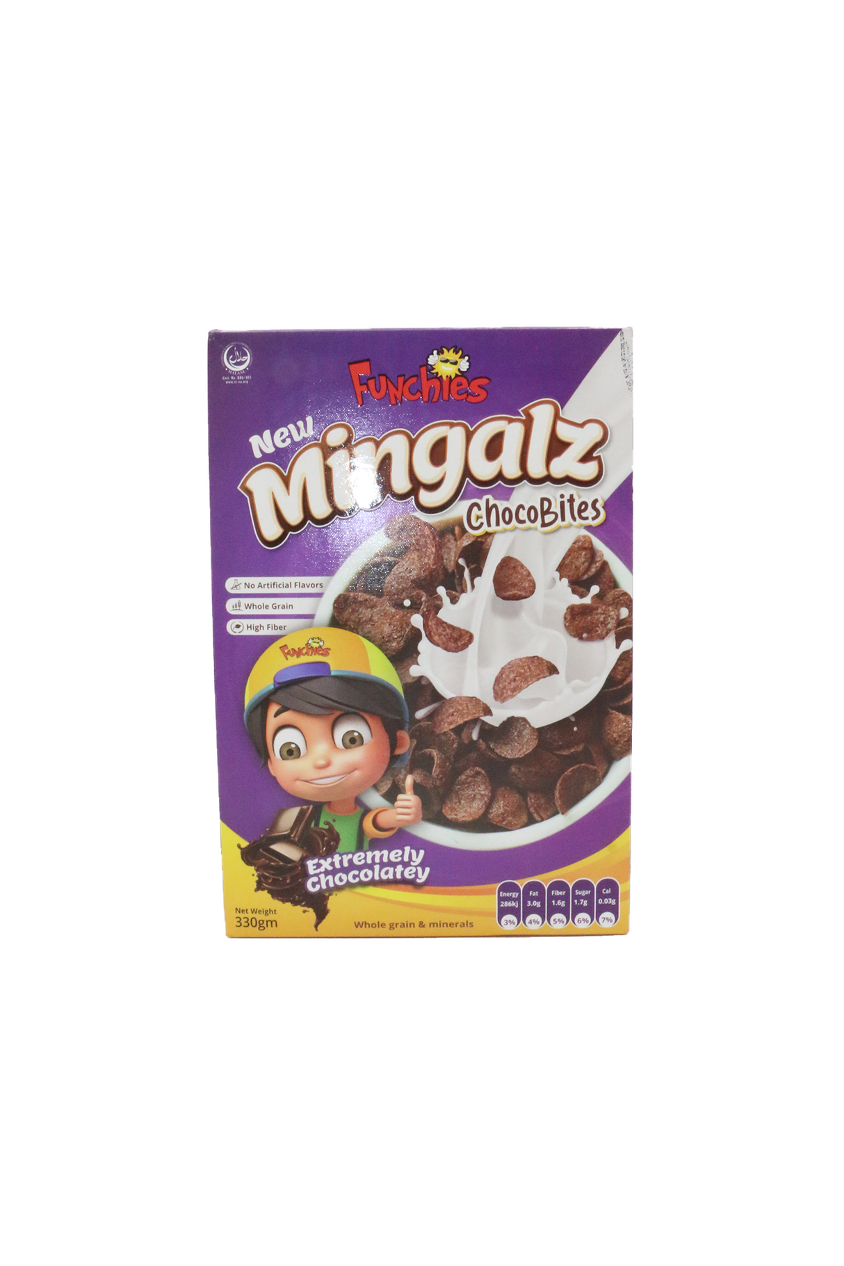 funchies mingalz choco bites 330g