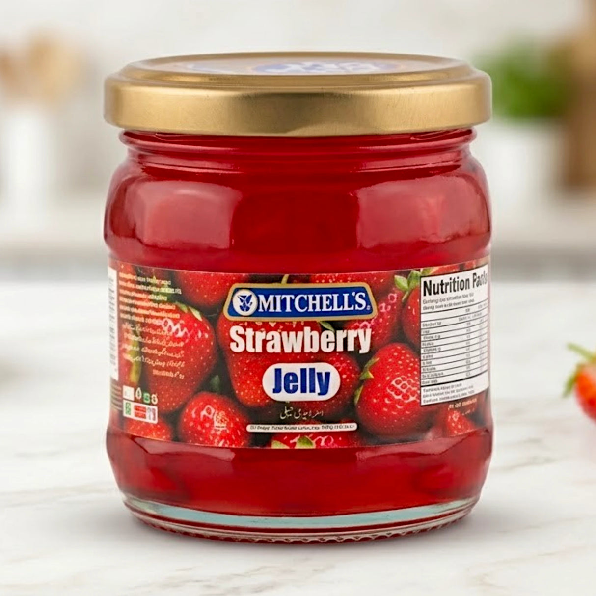 mitchells jelly strawberry 200g
