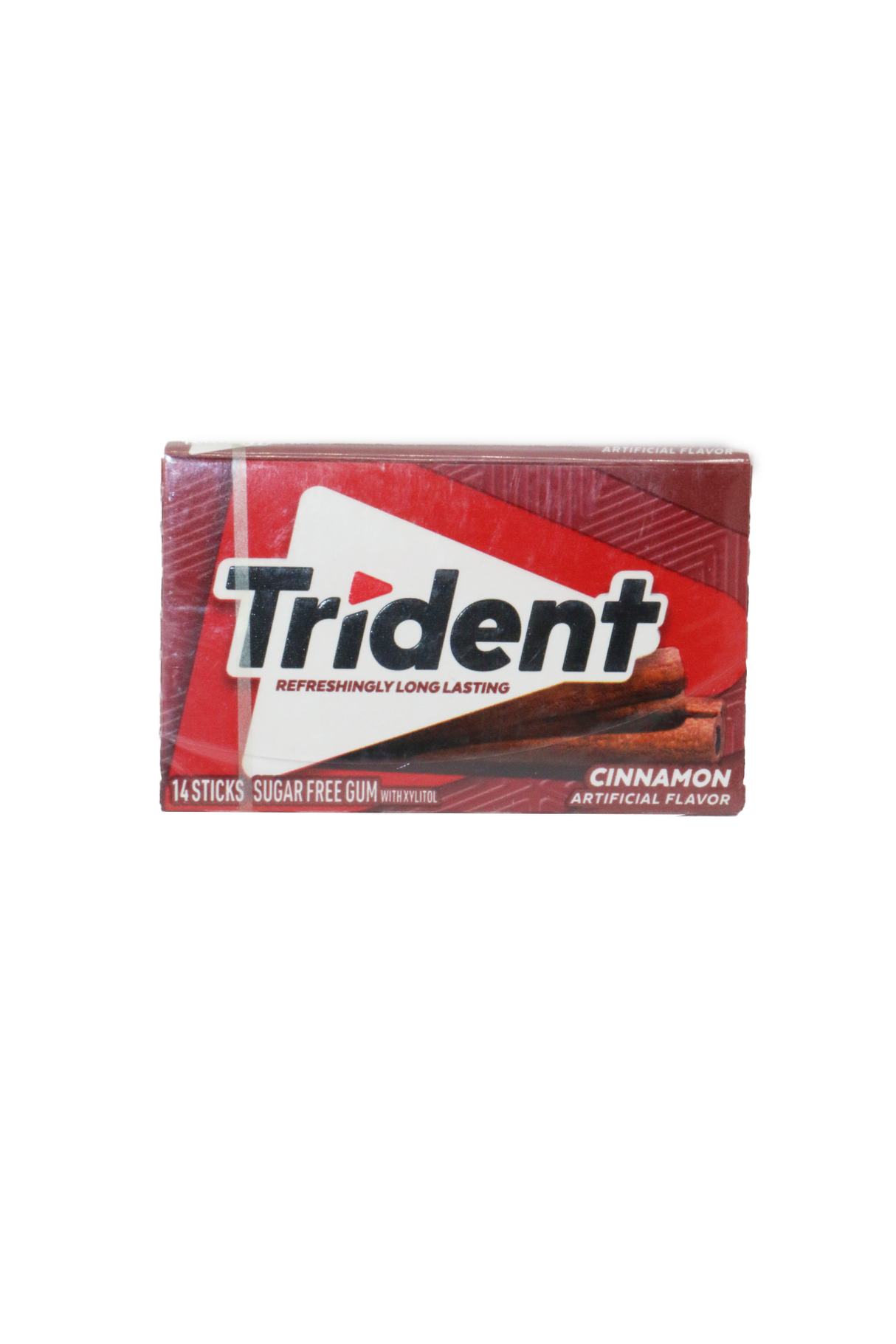 trident gum cinnamon 14 sticks sugar free 26.6g usa