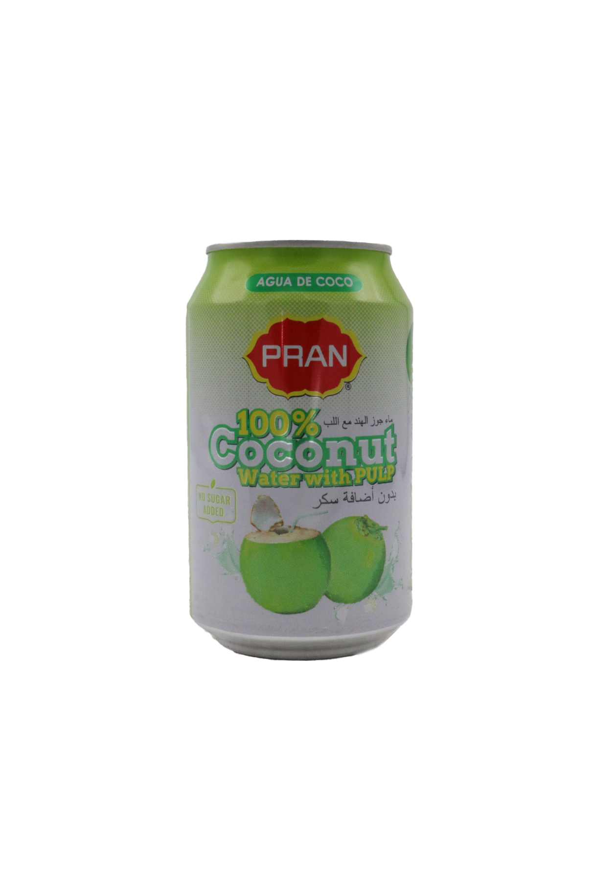 pran coconut water with pulp 330ml thai
