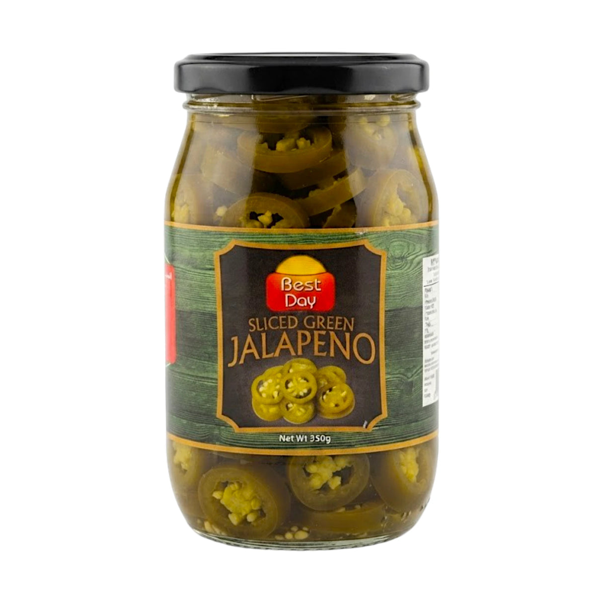 best day sliced green jalapeno 350g turkey