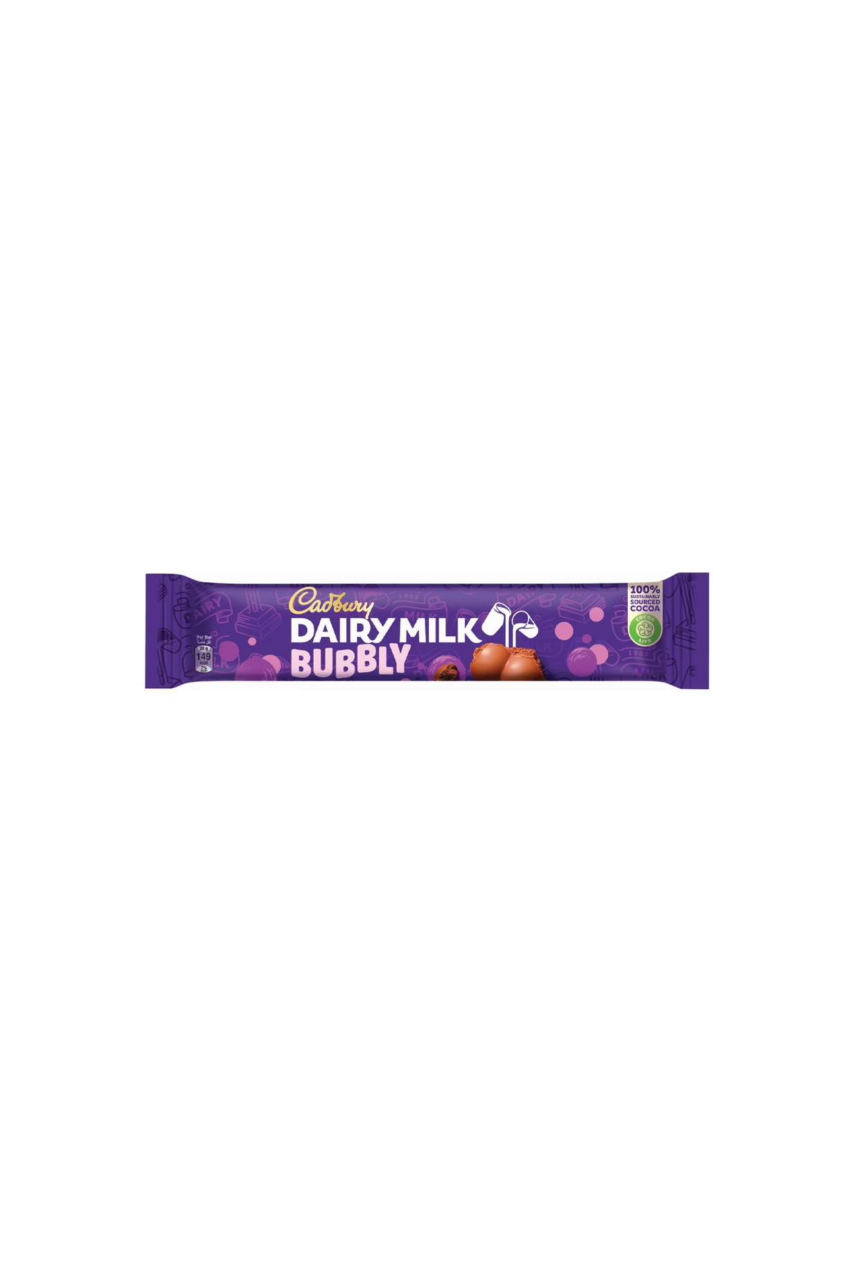 cadbury dairy milk bubbly 28g