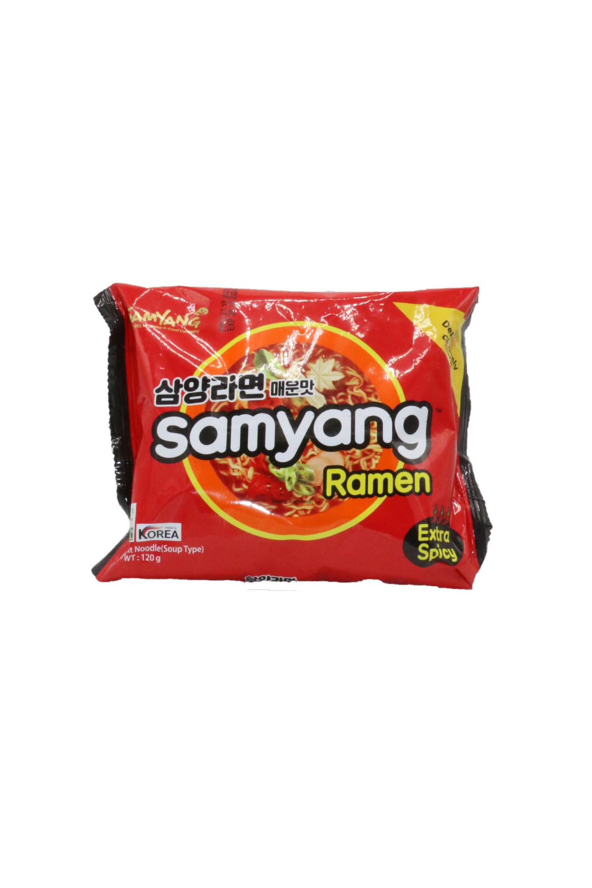 samyang ramen noodle extra spicy 120g