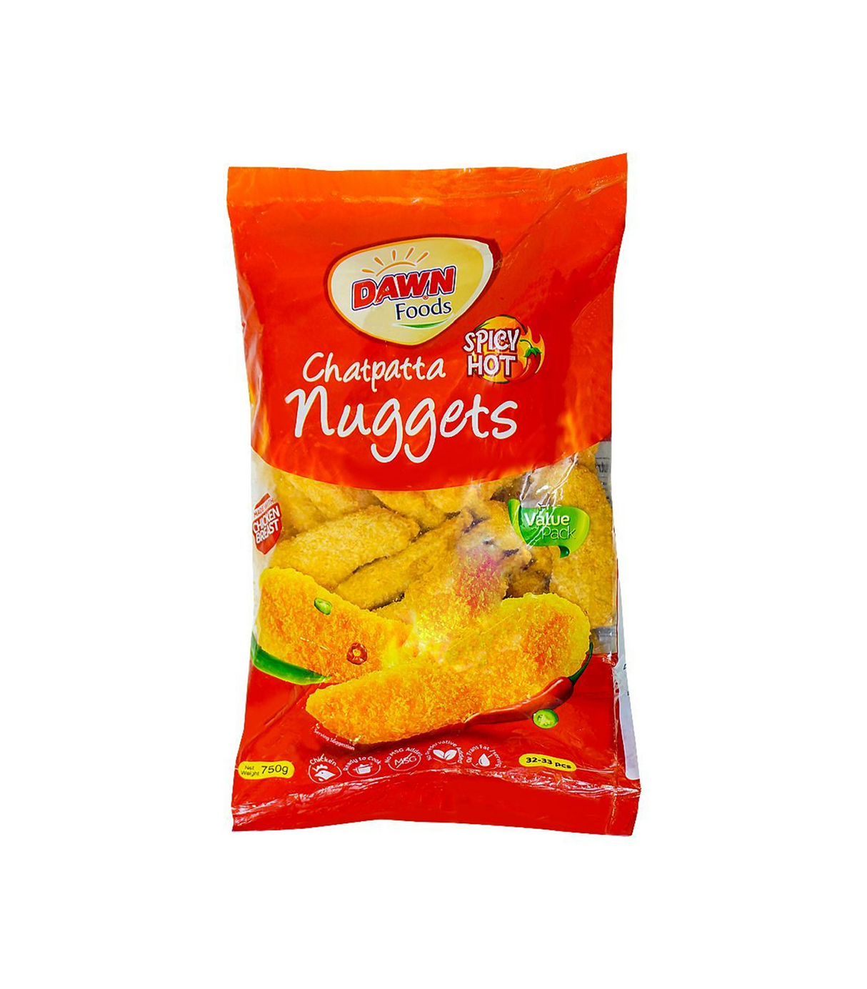 dawn chicken nuggets chatpata 750g