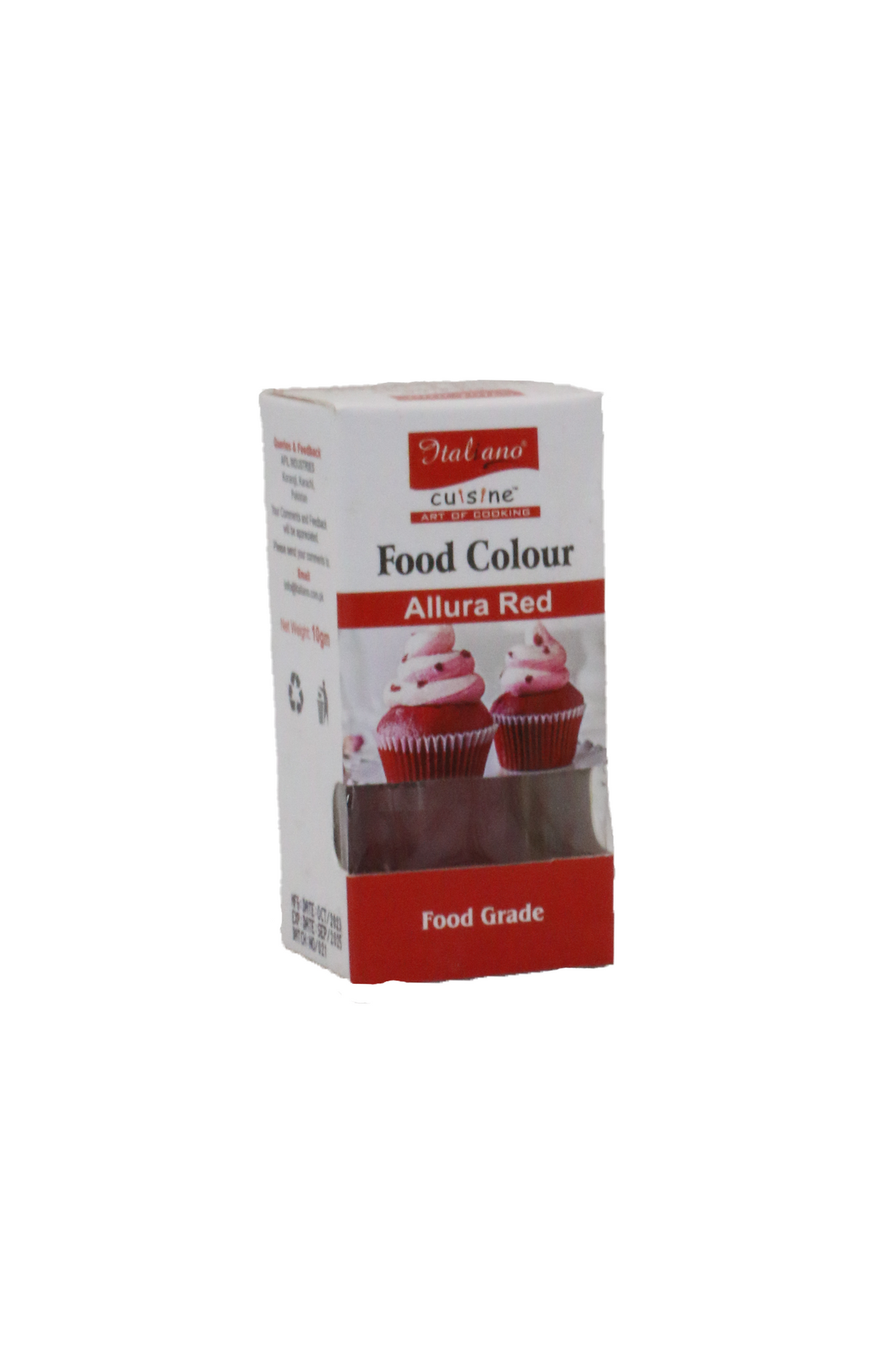 italiano food colour allura red 10g