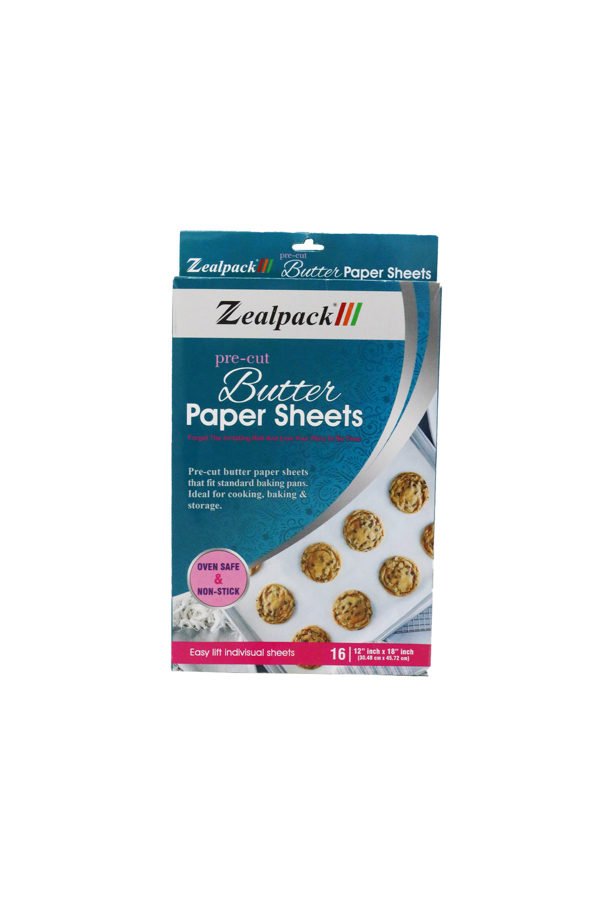 zealpack butter paper 16pc 12*18 inch