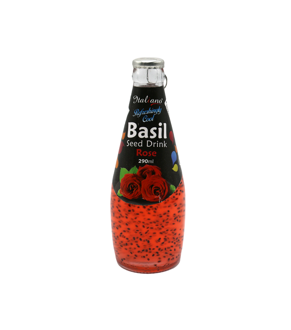 italiano basil seed drink rose 290ml