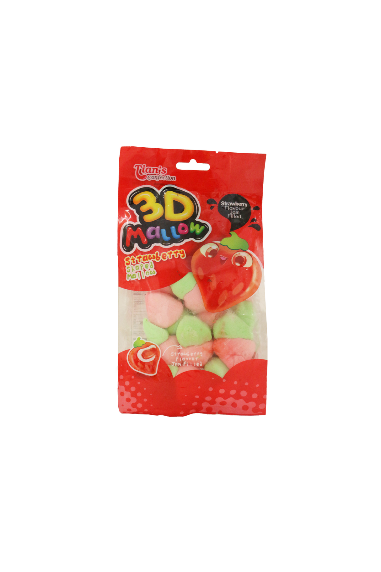 tians marshmallow 3d strawberry 100g