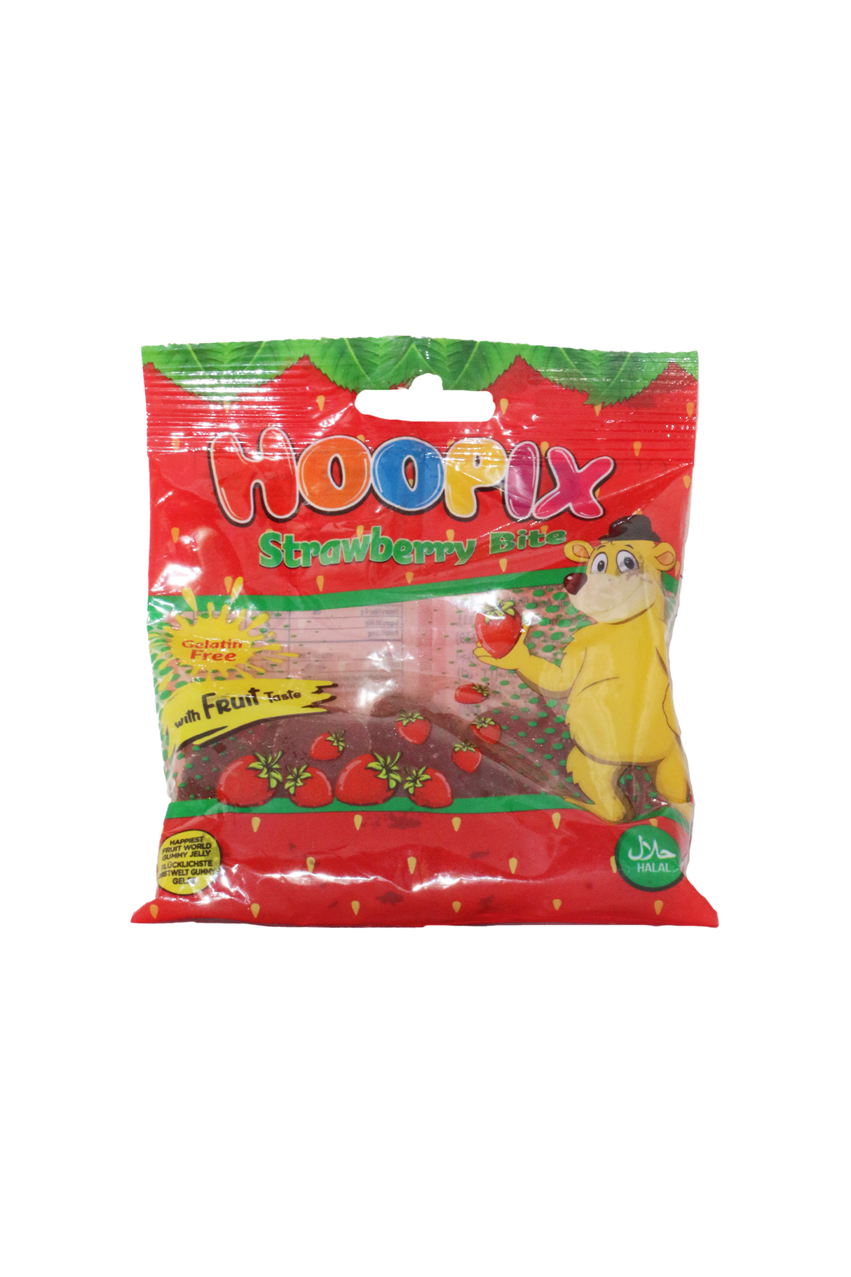 hoopix jelly strawberry bite 90g