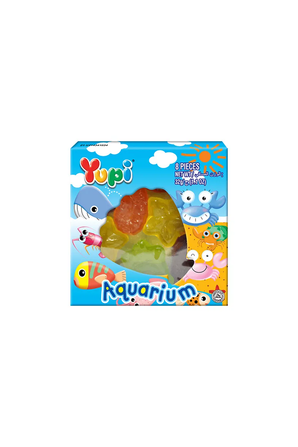 yupi aquarium fruit jelly 30g indonesia