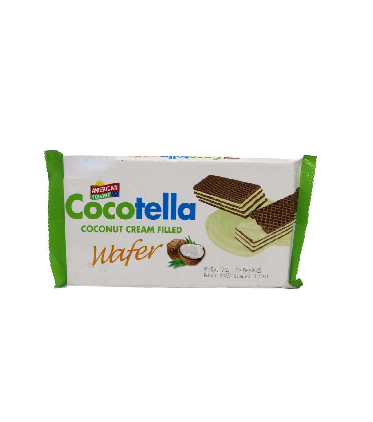 american kuisine cocotella wafer 100g