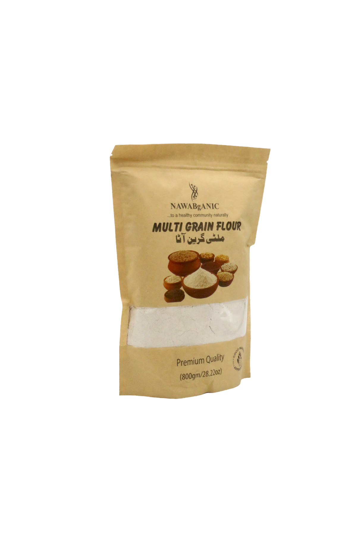 nawabganic multi grain flour 800g