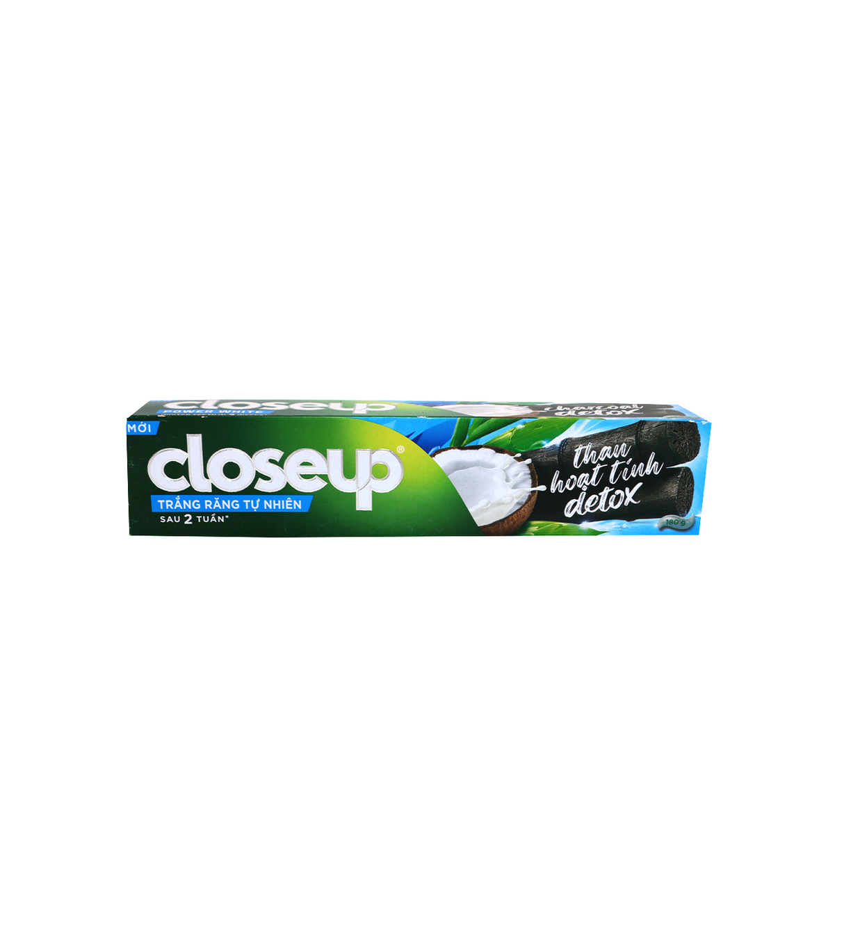 closeup tooth paste activated charcoal detox 180g