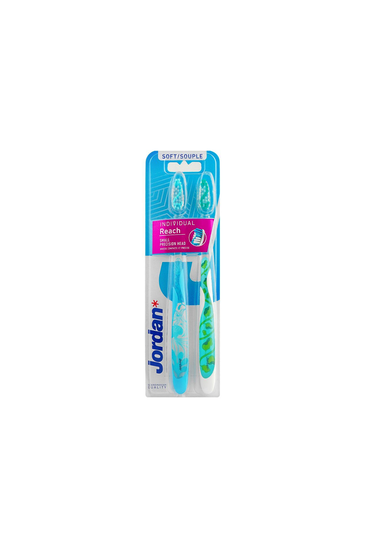 jordan tooth brush soft individual reach