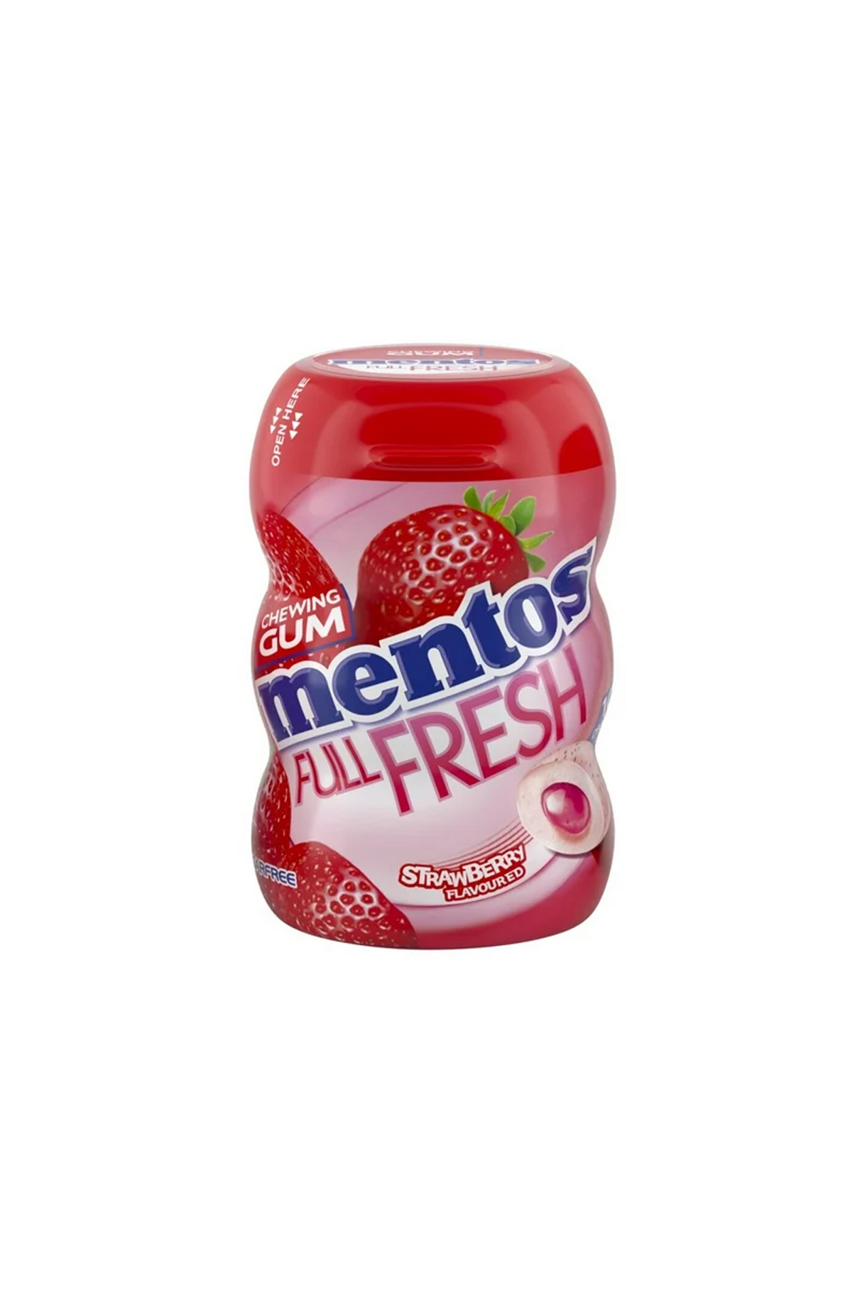 mentos gum strawberry 17.5g