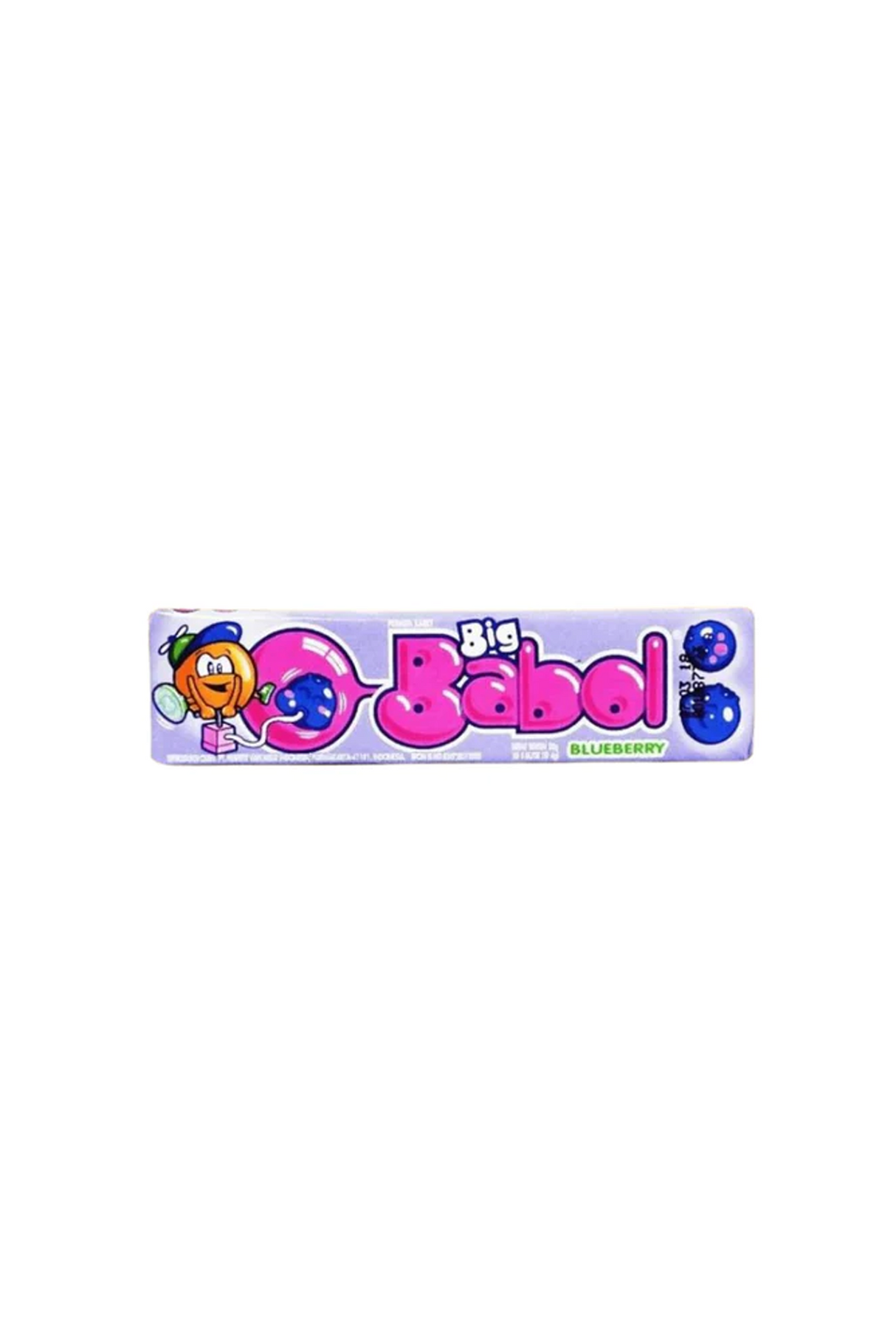 chupa chups big babol gum rasa blueberry 20g indonesia