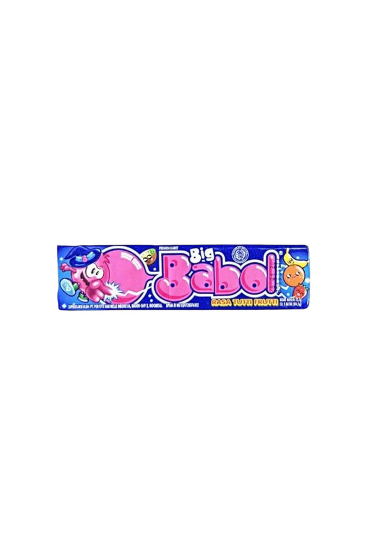 chupa chups big babol gum rasa tutti frutti 20g indonesia