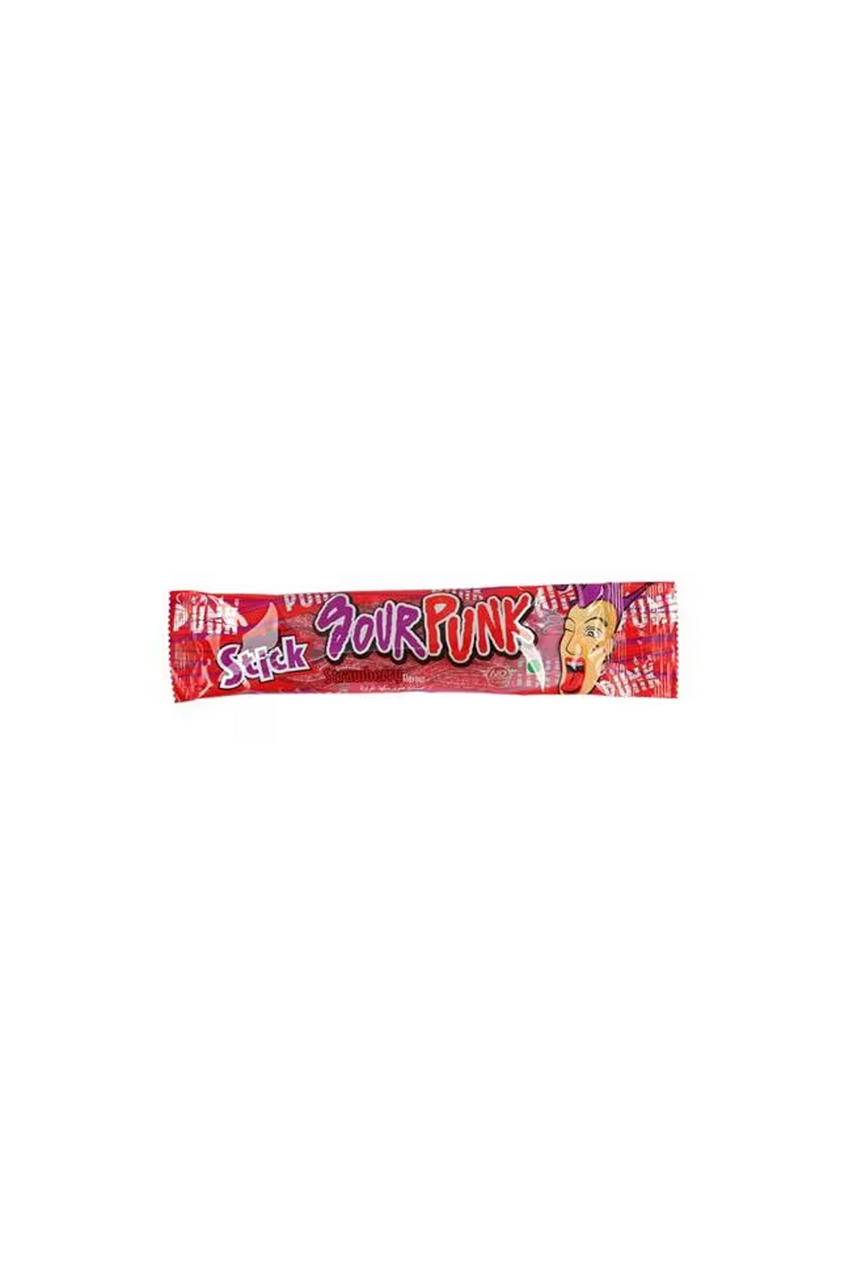 sour punk strawberry candy stick 40g