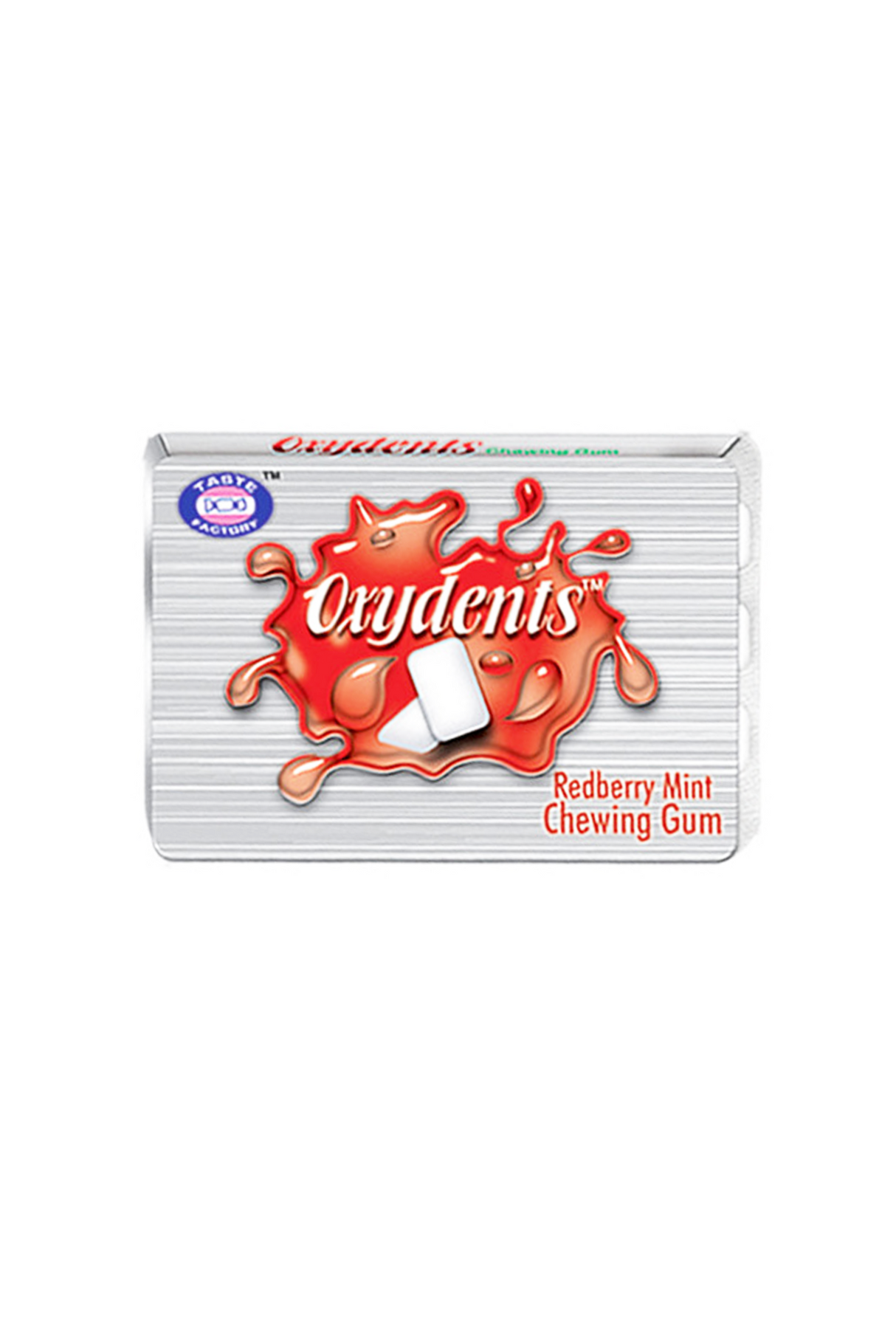 taste factory oxydent gum redberry mint 8pc
