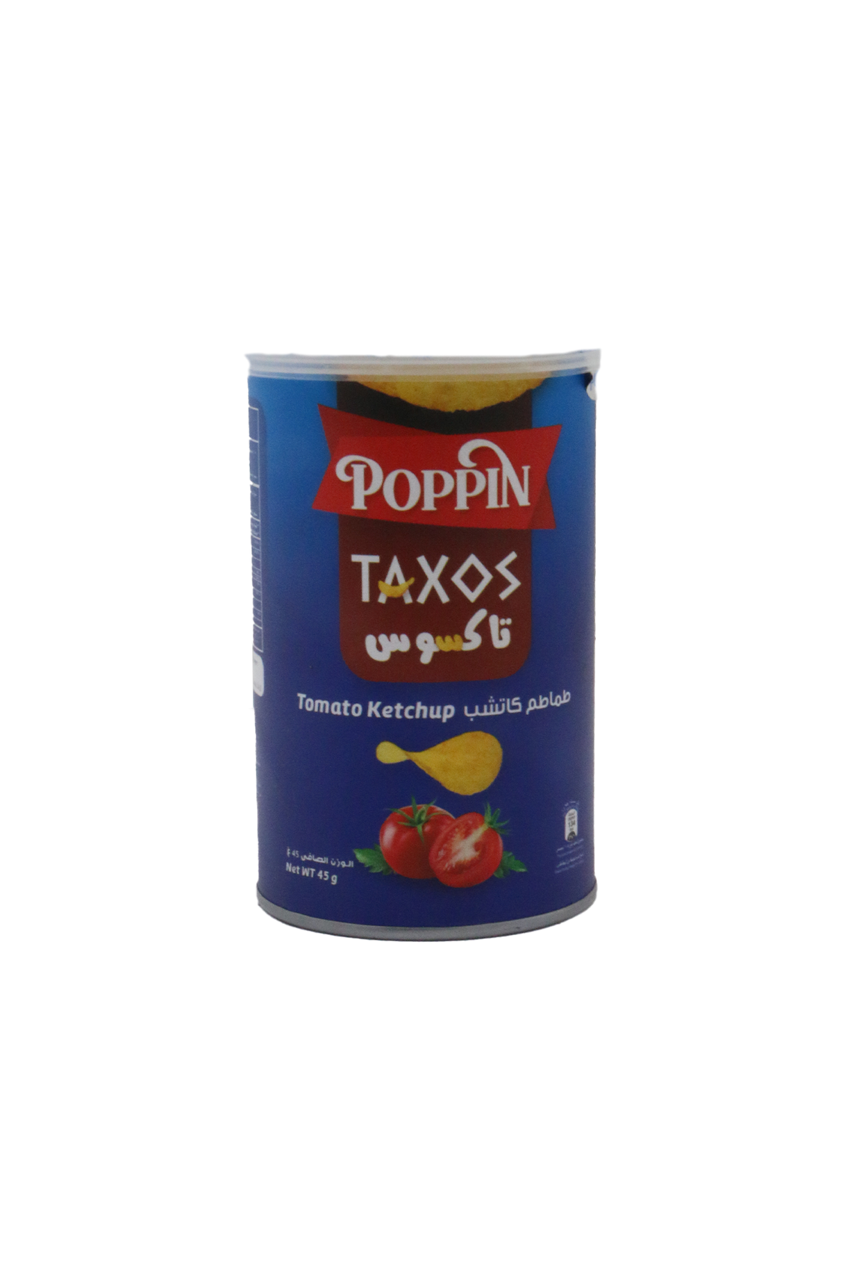 poppin chips tomato ketchup 45g uae