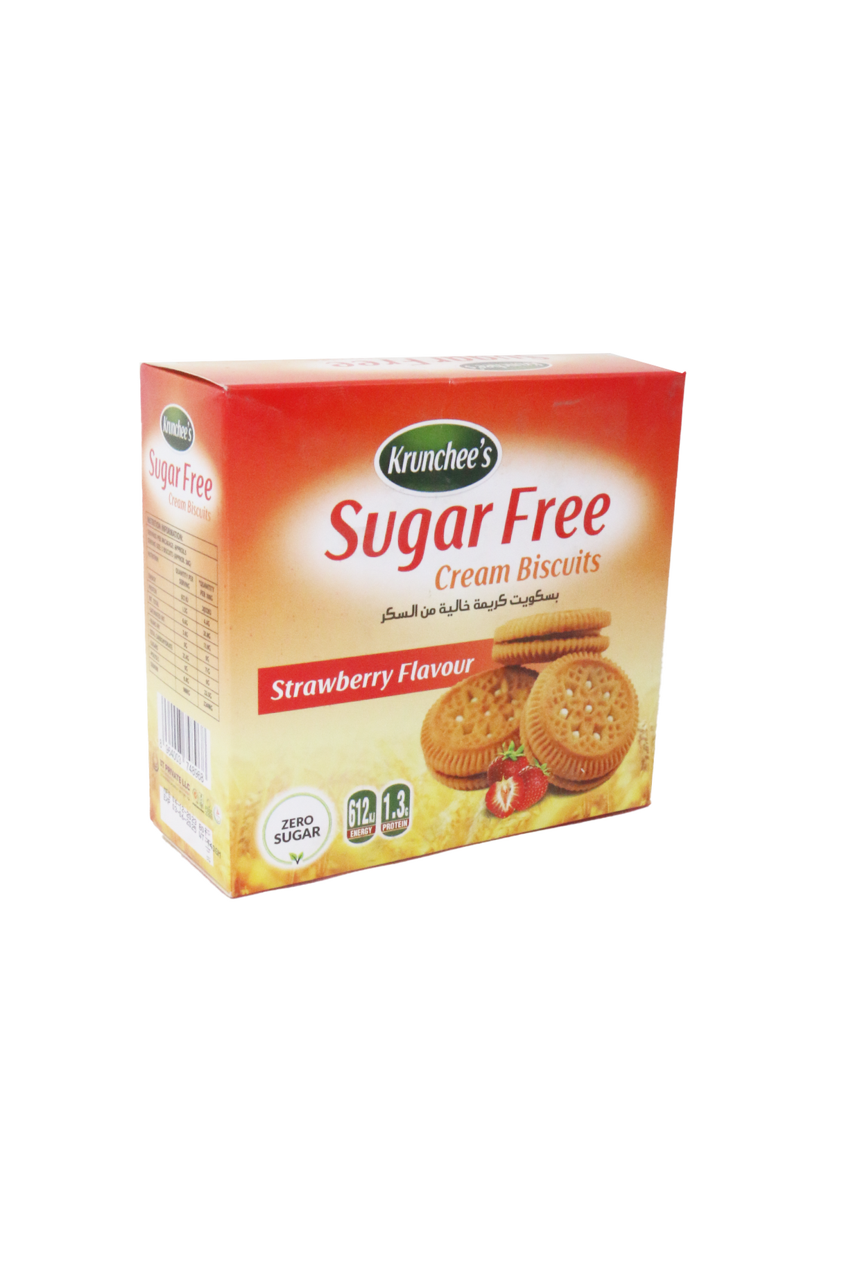 krunchees s.f cream biscuits strawberry 140g