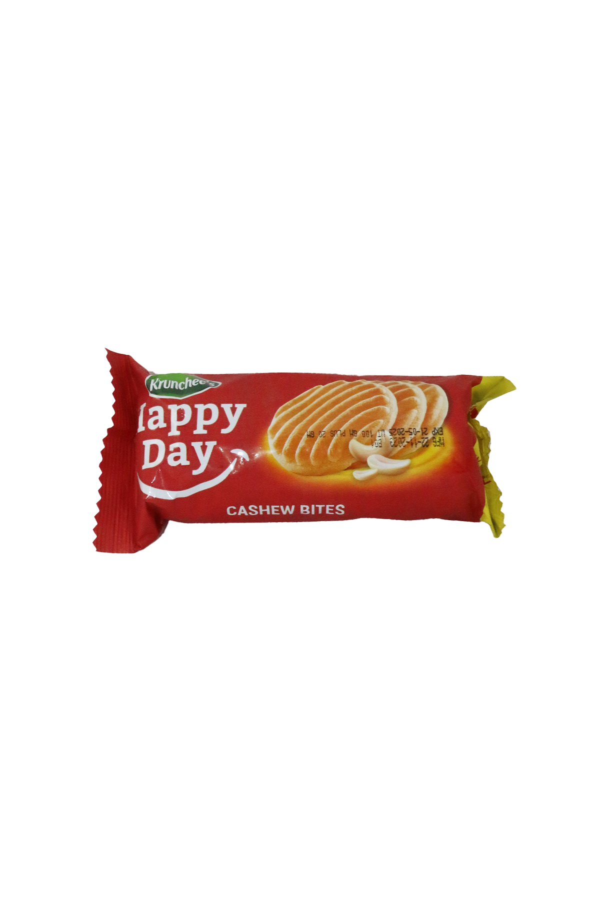 krunchees happy day biscuits cashew bites 100g