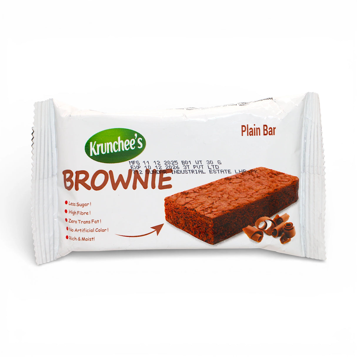 krunchee's plain brownie 30g