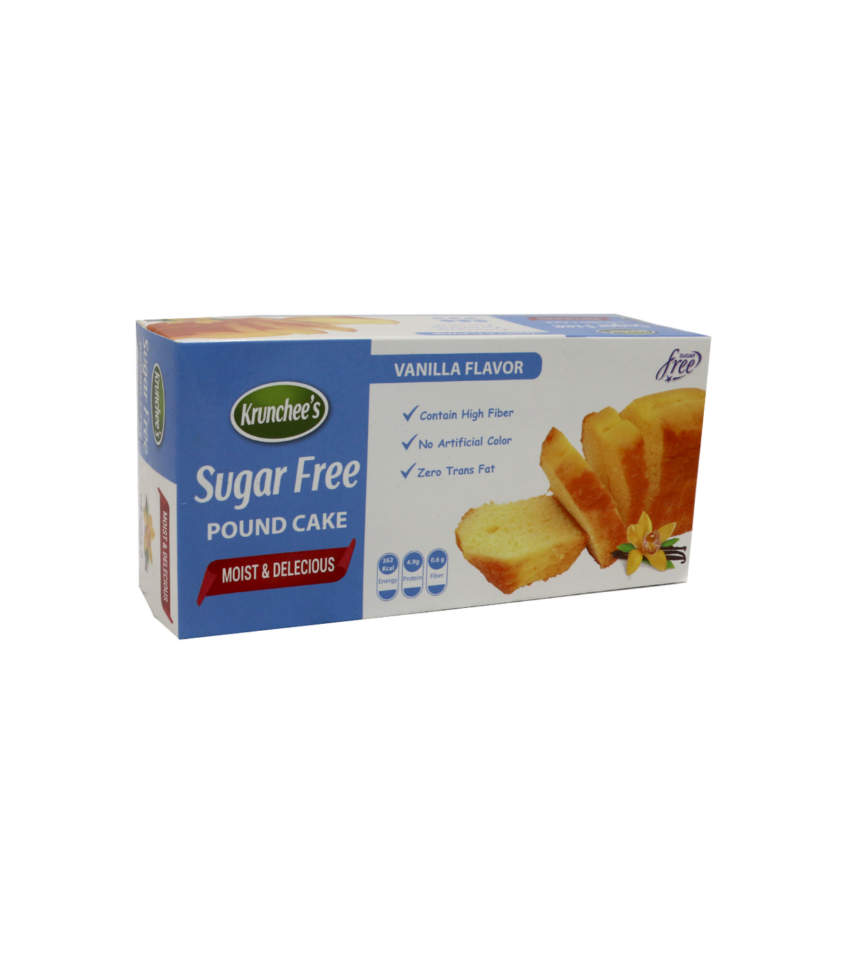 krunchee's vanilla sugar free pound cake 200g