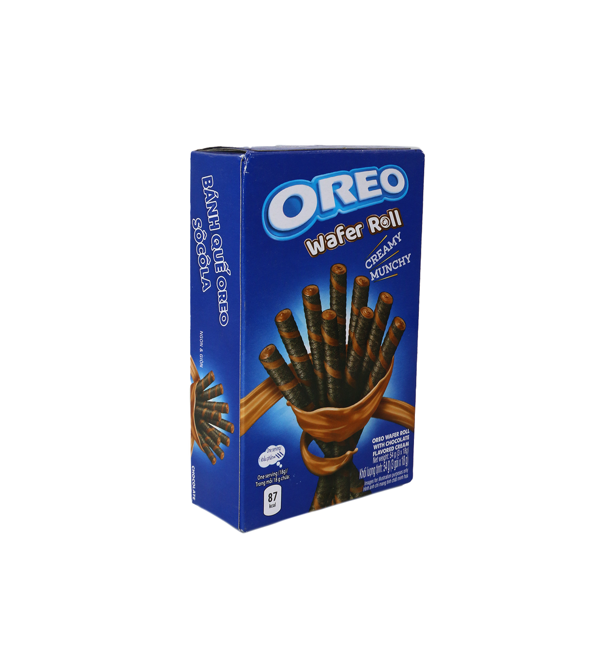 oreo wafer roll chocolate 54g