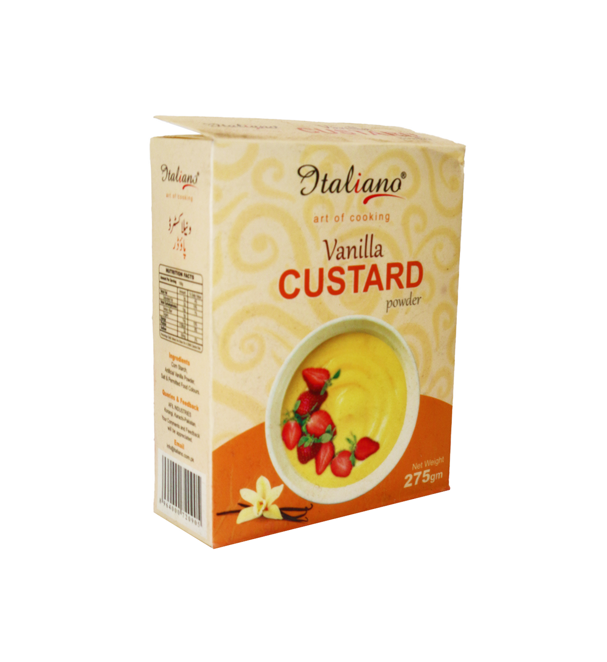 italiano custard powder vanilla 275g