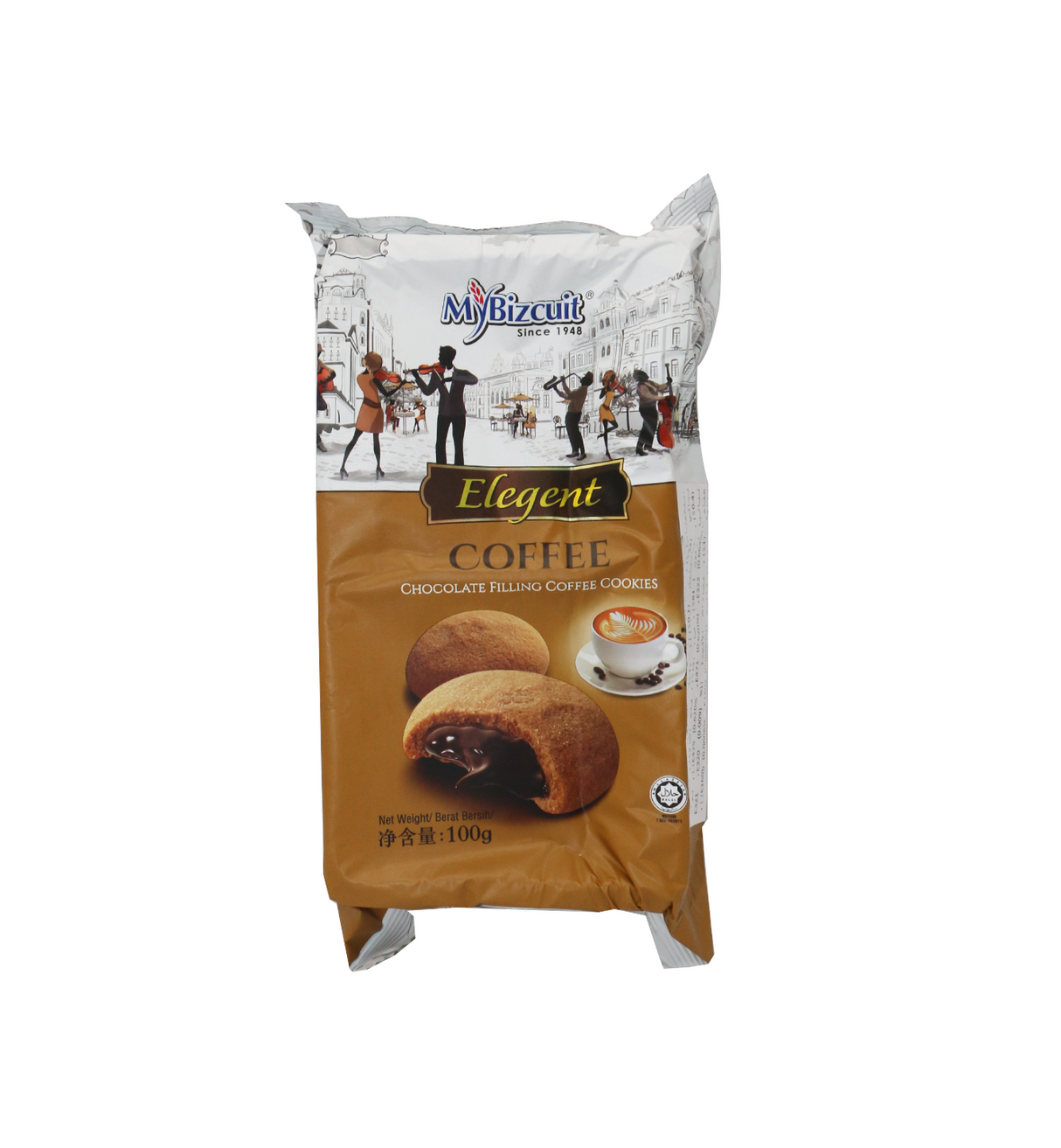 mybizcuit coffee cookies jam 100g malaysia