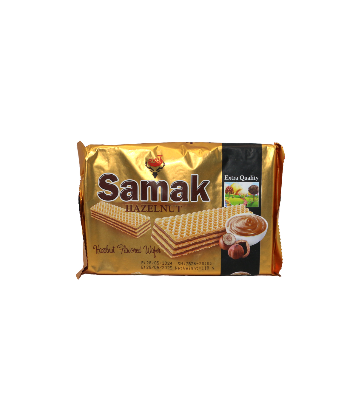 samak wafer hazelnut 110g