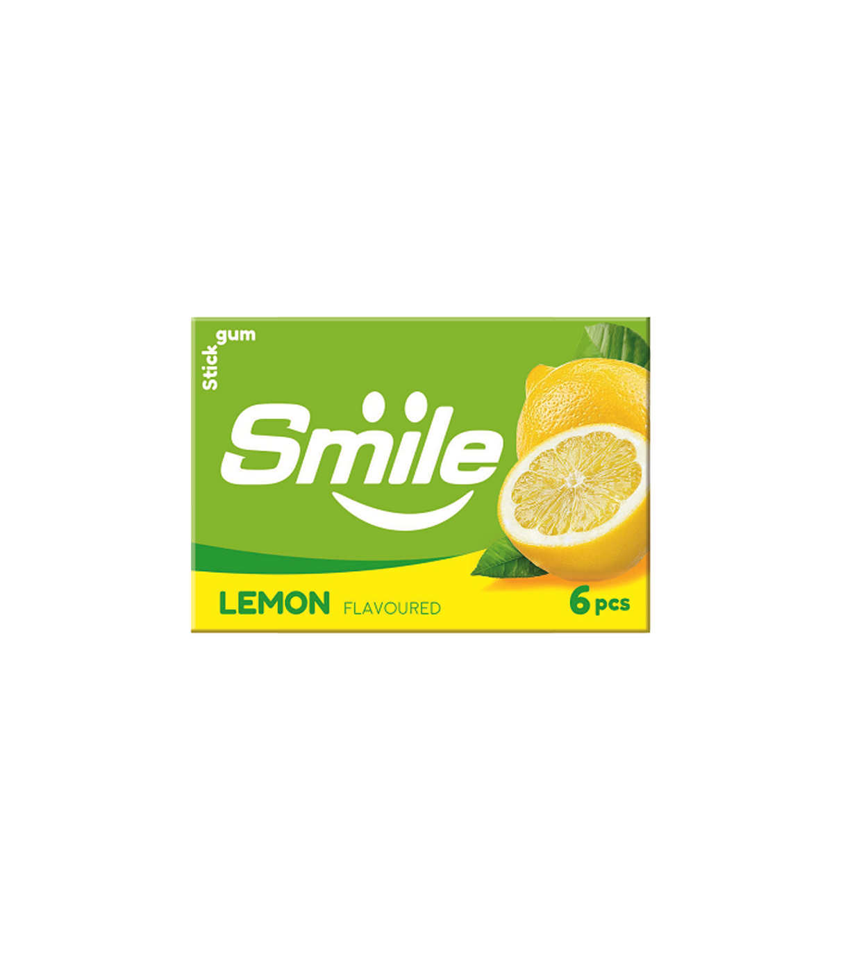smile gum lemon 6pc 12g