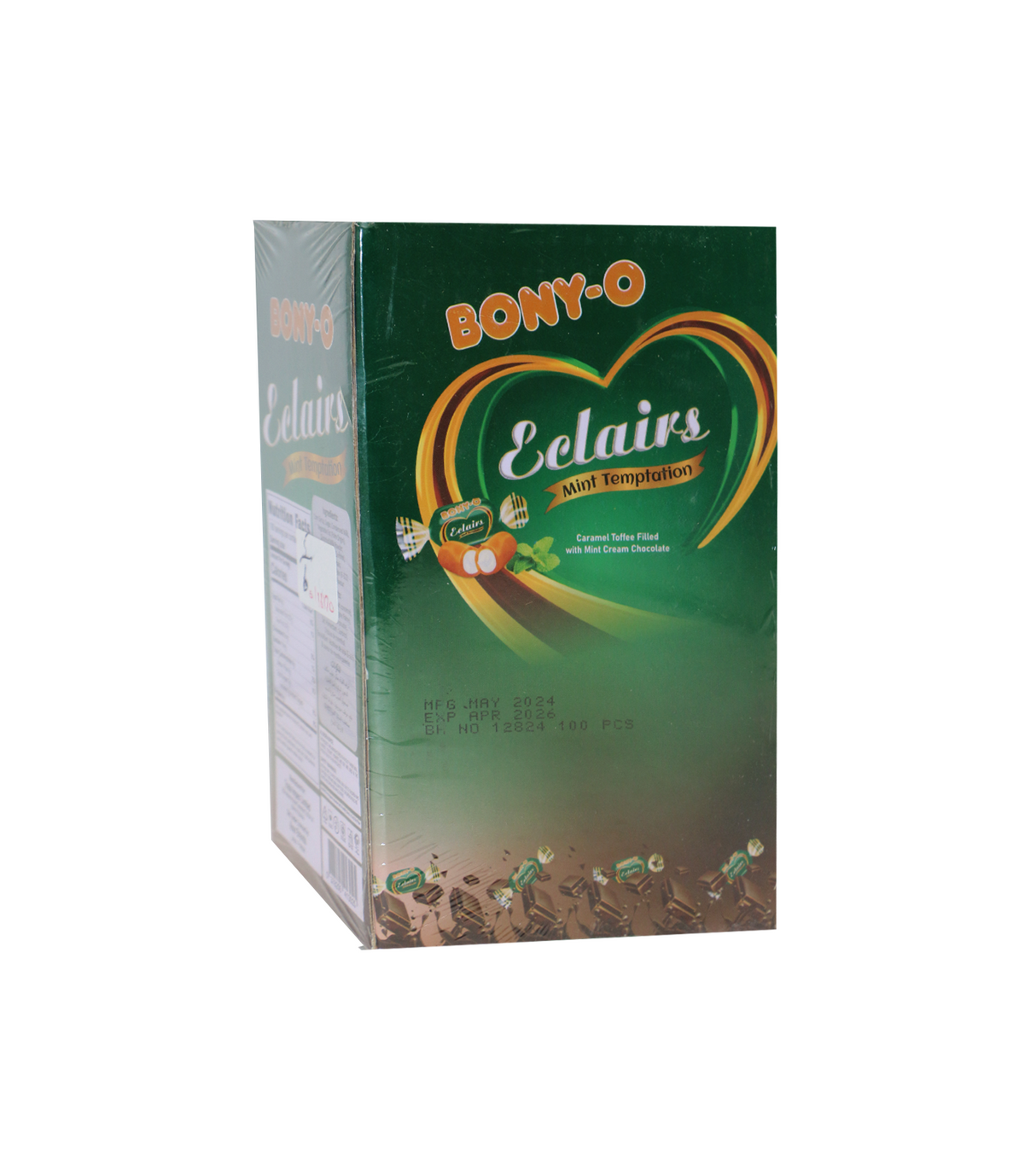 bony-o eclairs mint temptation 100pc box