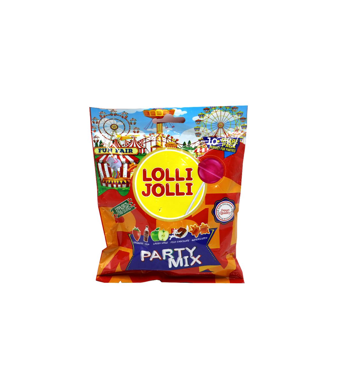 lolli jolli lollipop party mix 130g
