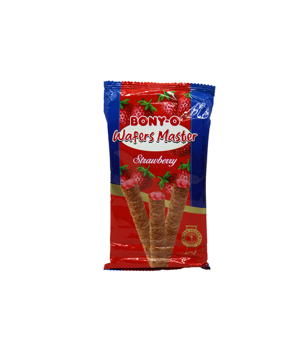 bony-o wafer master strawberry 80g