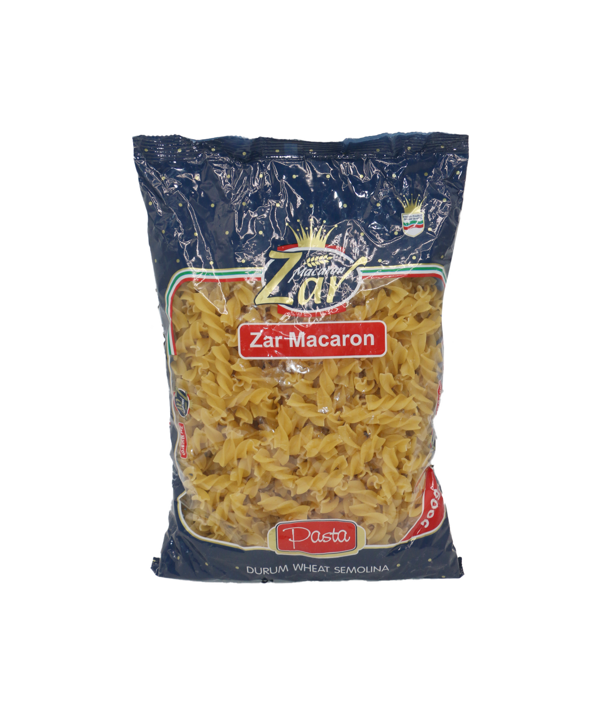 zar pasta fusilli rotini 500g