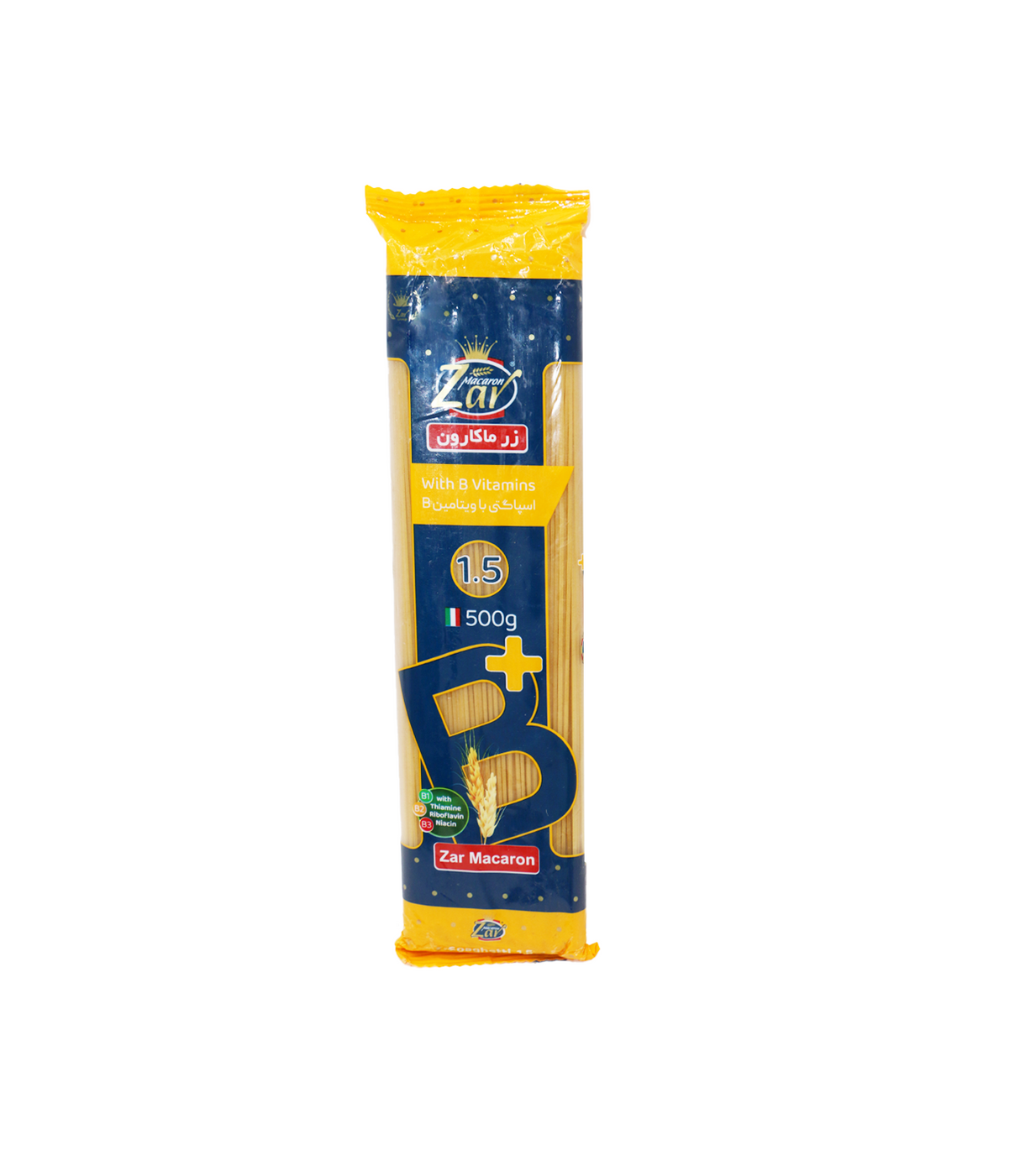 zar spaghetti b vitamins 1.5 500g