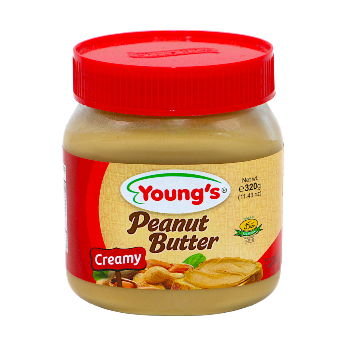 youngs peanut butter creamy 320g