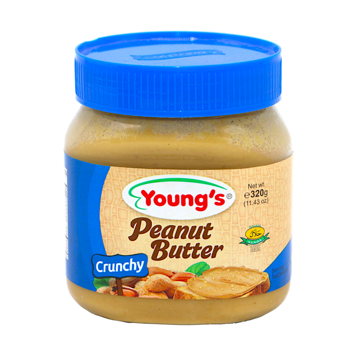 youngs peanut butter crunchy 320g