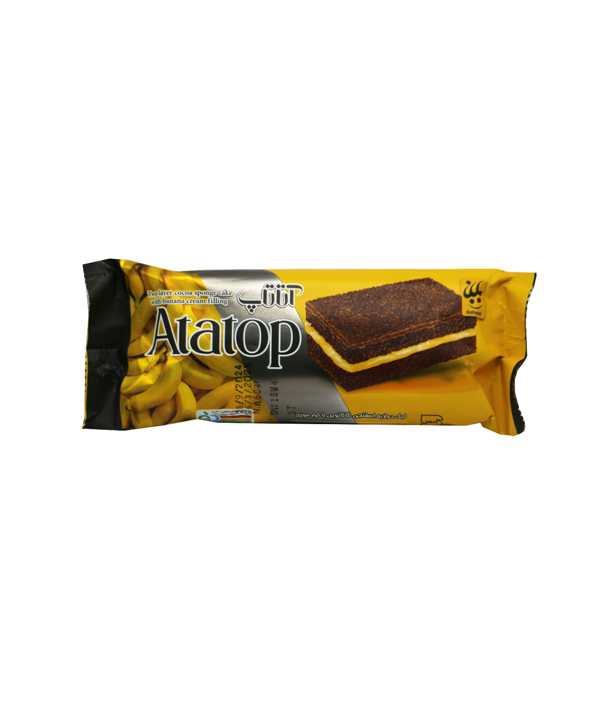 babana atatop cake banana cream 60g iran