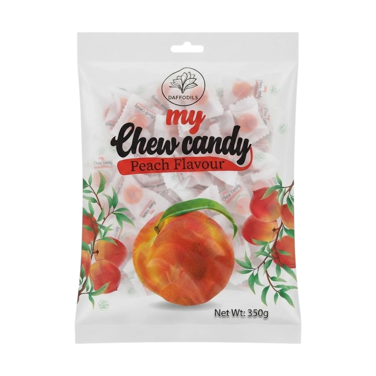 daffodils my chew candy peach 350g prc