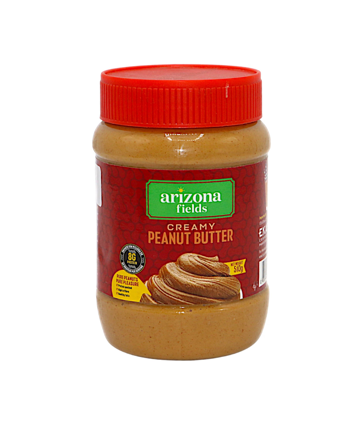 arizona fields creamy peanut butter 510g