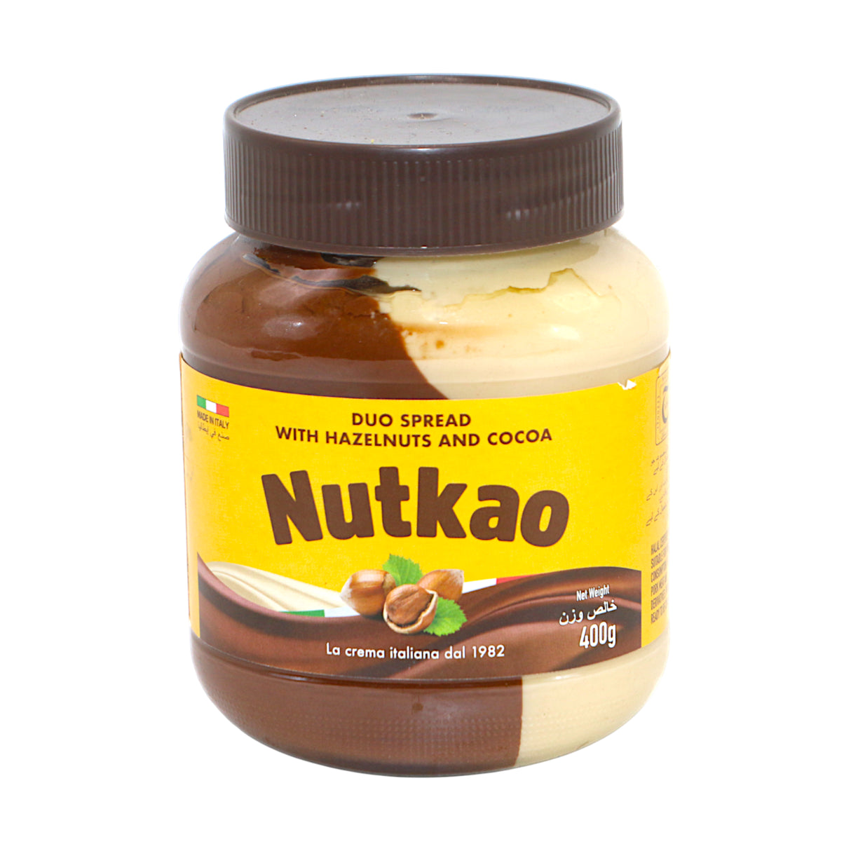 nutkao duo spread with cocoa 400g italy