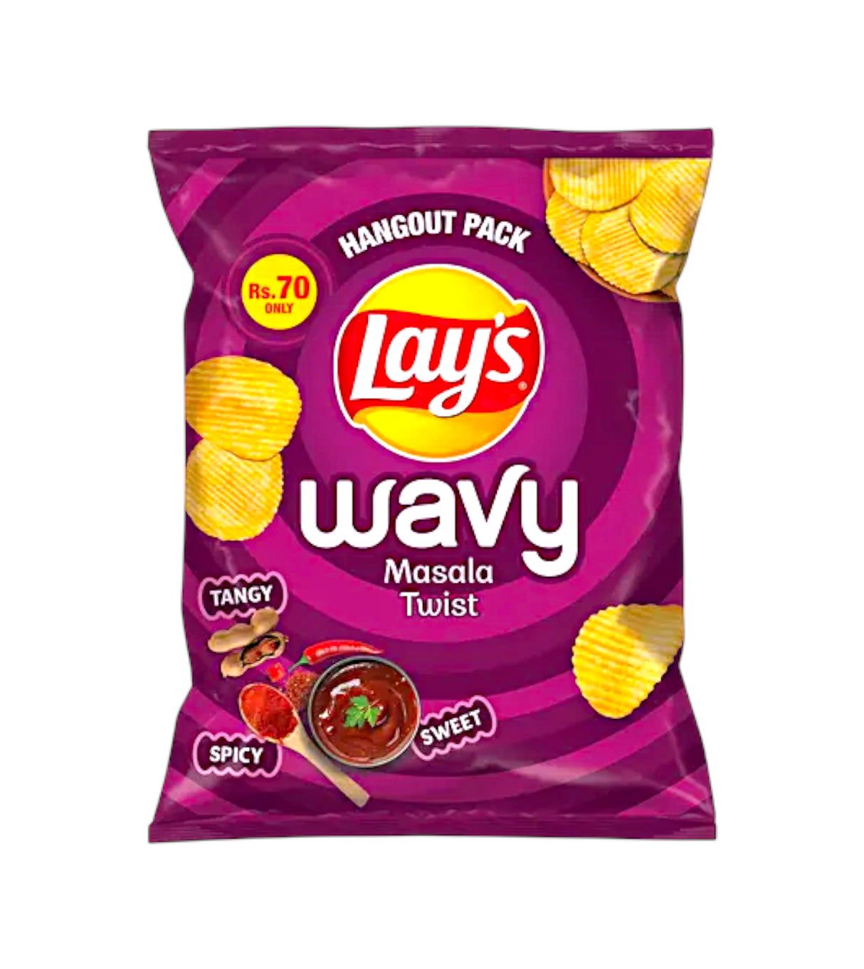 lays wavy masala twist tangy 70rs