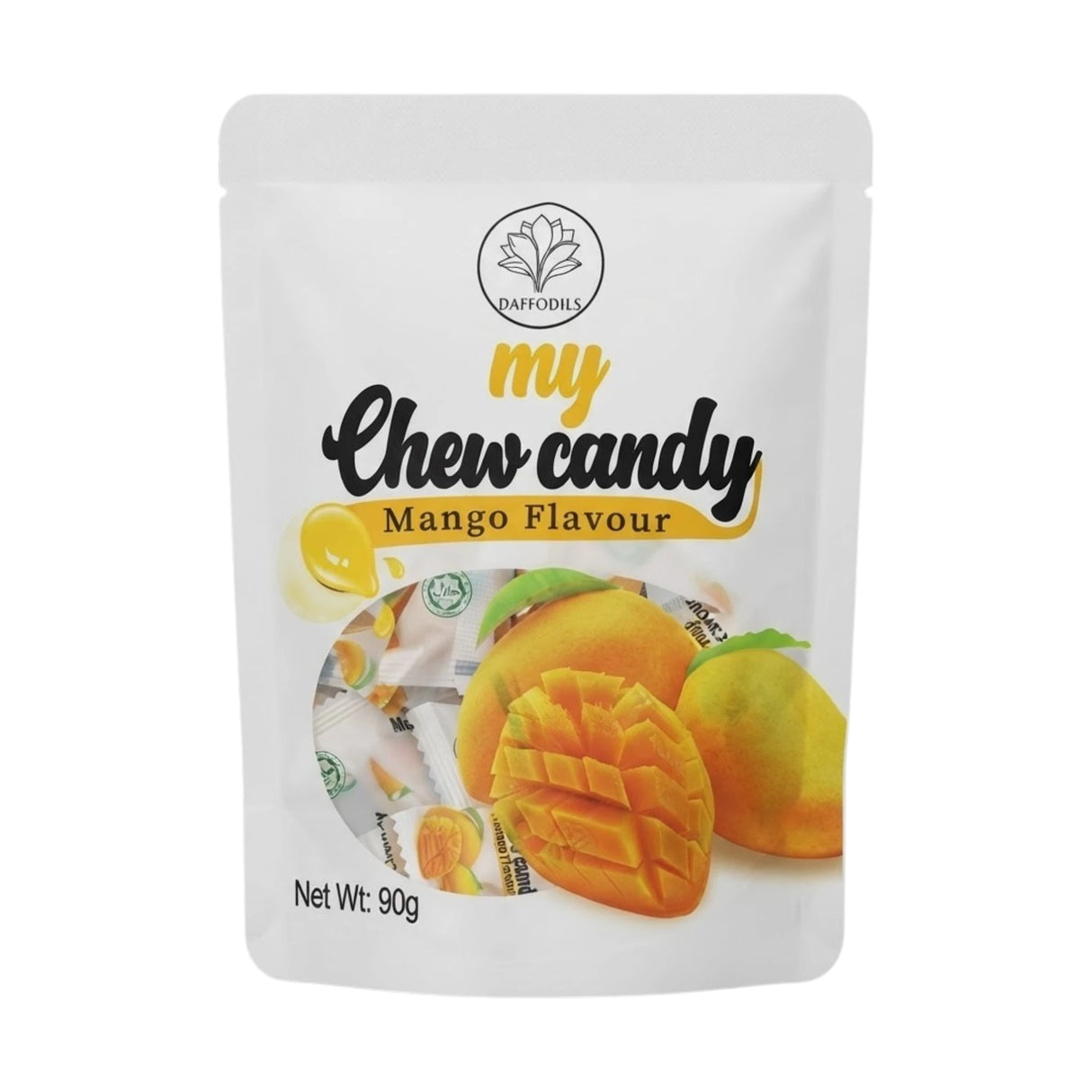 daffodils my chew candy mango 90g prc