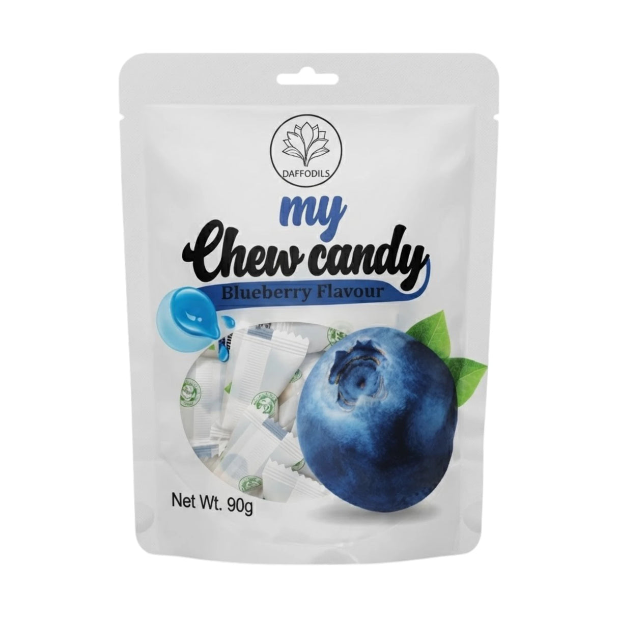 daffodils my chew candy blueberry 90g prc